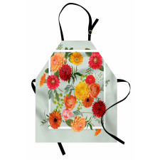 Floral Flower Leaf Apron