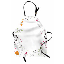 Geometric Flowers Floral Apron