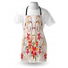 Blossoms Bouquet Botany Apron