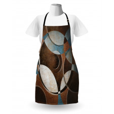 Grunge Vintage Rounds Apron