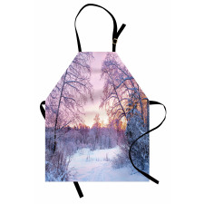 Braches Snowy Sunset Apron