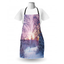 Braches Snowy Sunset Apron