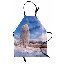 Winter Snow Landscape Apron