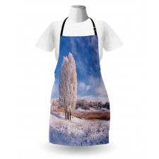 Winter Snow Landscape Apron