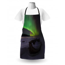 Boat and Galaxy Apron