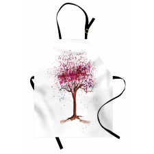 Blossom Buds Sakura Tree Apron