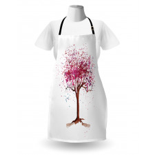 Blossom Buds Sakura Tree Apron