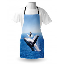 Jumphing Dolphin Surfer Apron