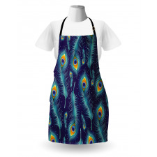 Peacock Bird Feathers Apron