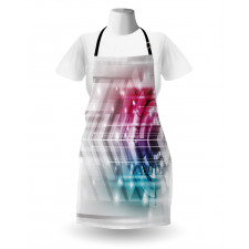 Futuristic Geometric Apron