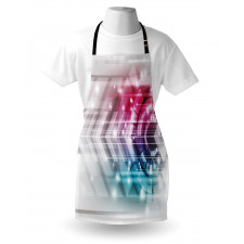 Futuristic Geometric Apron