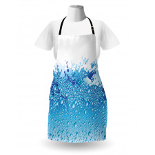 Bubbles Splashes Drops Apron