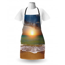 Idyllic Beach Scenery Apron