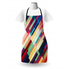 Geometric Color Lines Apron