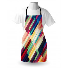 Geometric Color Lines Apron