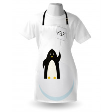 Penguin on Ice Need Help Apron