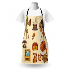 Retro Old Technology Apron