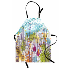 Landscape Skyscrapes Apron