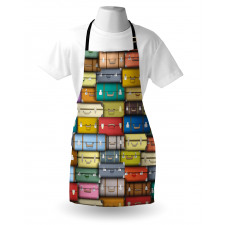 Colored Travel Suitcase Apron