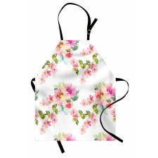 Watercolor Petals Apron