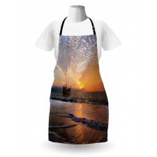 Pirate Ship in Waves Apron