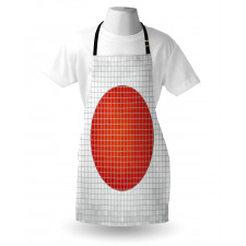 Mosaic Flag of Japan Apron