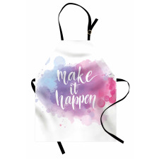 Positive Words Paint Apron