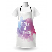 Positive Words Paint Apron