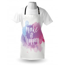 Positive Words Paint Apron