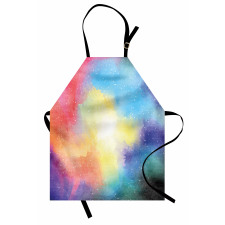 Watercolor Star Galaxy Apron