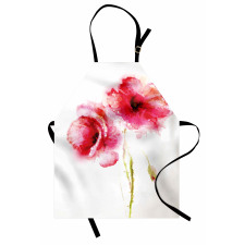 Garden Poppy Floral Apron