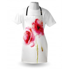 Garden Poppy Floral Apron