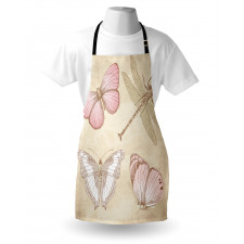 Retro Butterflies Bugs Apron