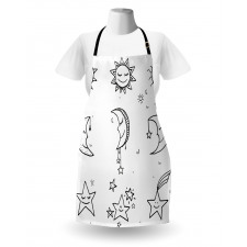 Sketchy Image Sun Apron