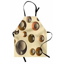 Funky Bubbles Round Apron