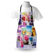 Flowers and Macaroons Apron