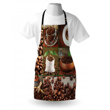 Coffee Beans and Bags Apron