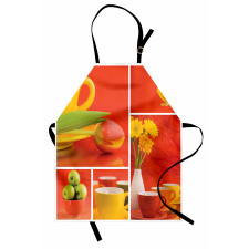 Coffee Cups Tulips Apples Apron