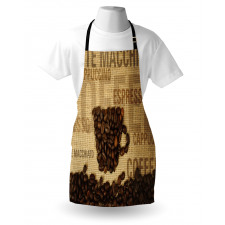 Coffee Beans Shaped Mug Apron