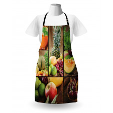 Fruit Pineapple Cherry Apron