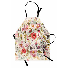 Abstract Flowers Roses Apron
