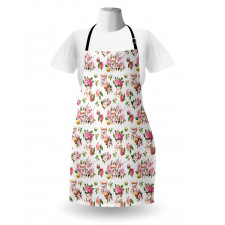 Colorful Antique Teapot Apron