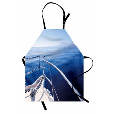 Boat Yacht Ocean Scenery Apron