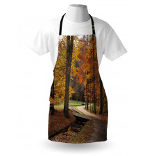 Gloomy Day Forest Path Apron