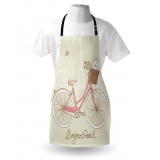 Postcard from Paris Bicycle Apron