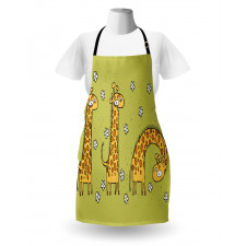 Illustration of Giraffes Apron