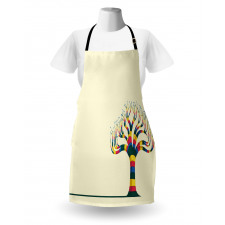 Colorful Tree and the Leaf Apron