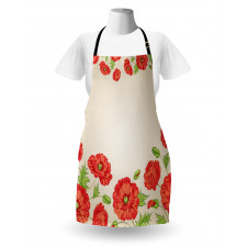 Card with Poppy Flowers Apron