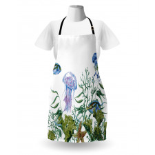 Seaweed Jellyfish Fish Apron