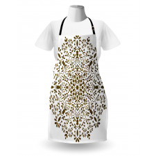 Abstract Vector Floral Apron